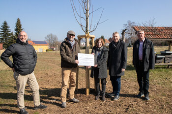 Obstwiese Haus Saargau Landrat Minister