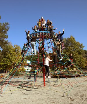 Schule an der Waldwies_Klettergerüst