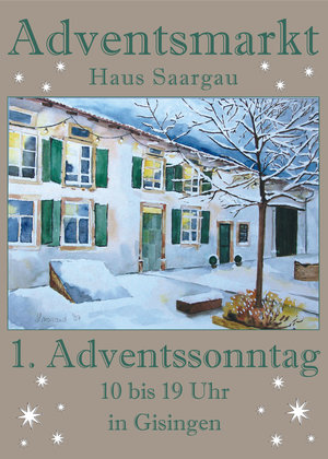 Plakat Adventsmarkt_Haus-Saargau